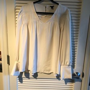 Ann Taylor Ivory Blouse